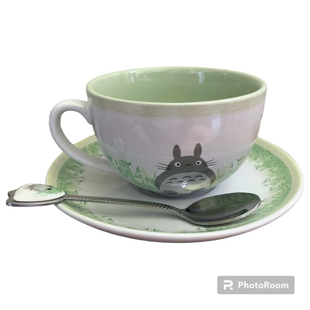 Firm❗️Studio Ghibli My Neighbor Totoro Teacup & Spoon Set